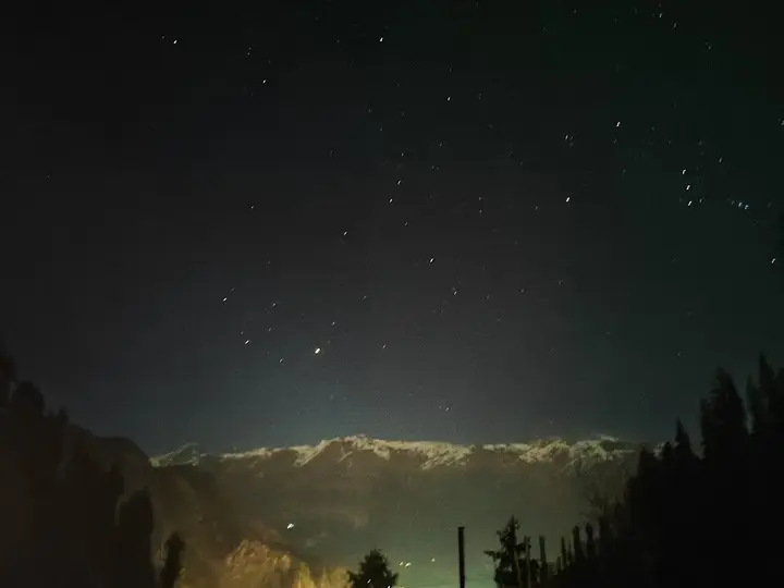 When the night sky takes over